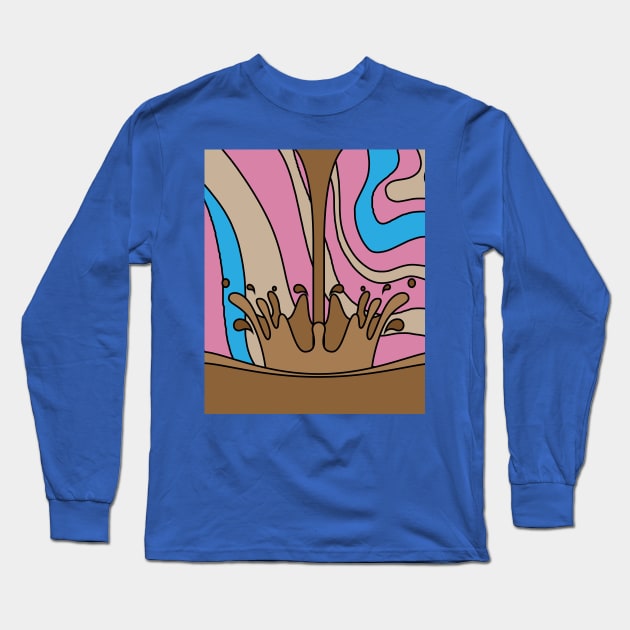 Sweet Temptation Surprise Chocolate Long Sleeve T-Shirt by flofin